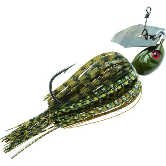 Z-Man CB-PZ34-10 Project Z ChatterBait Bladed Swim Jig, 3/4oz Dark Green Pumpkin