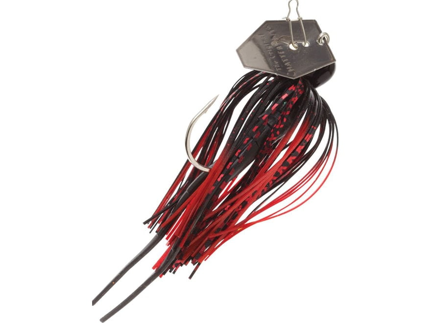 Z-Man Chatterbait Bladed Jig Black/Red 3/8 oz - Walmart.com