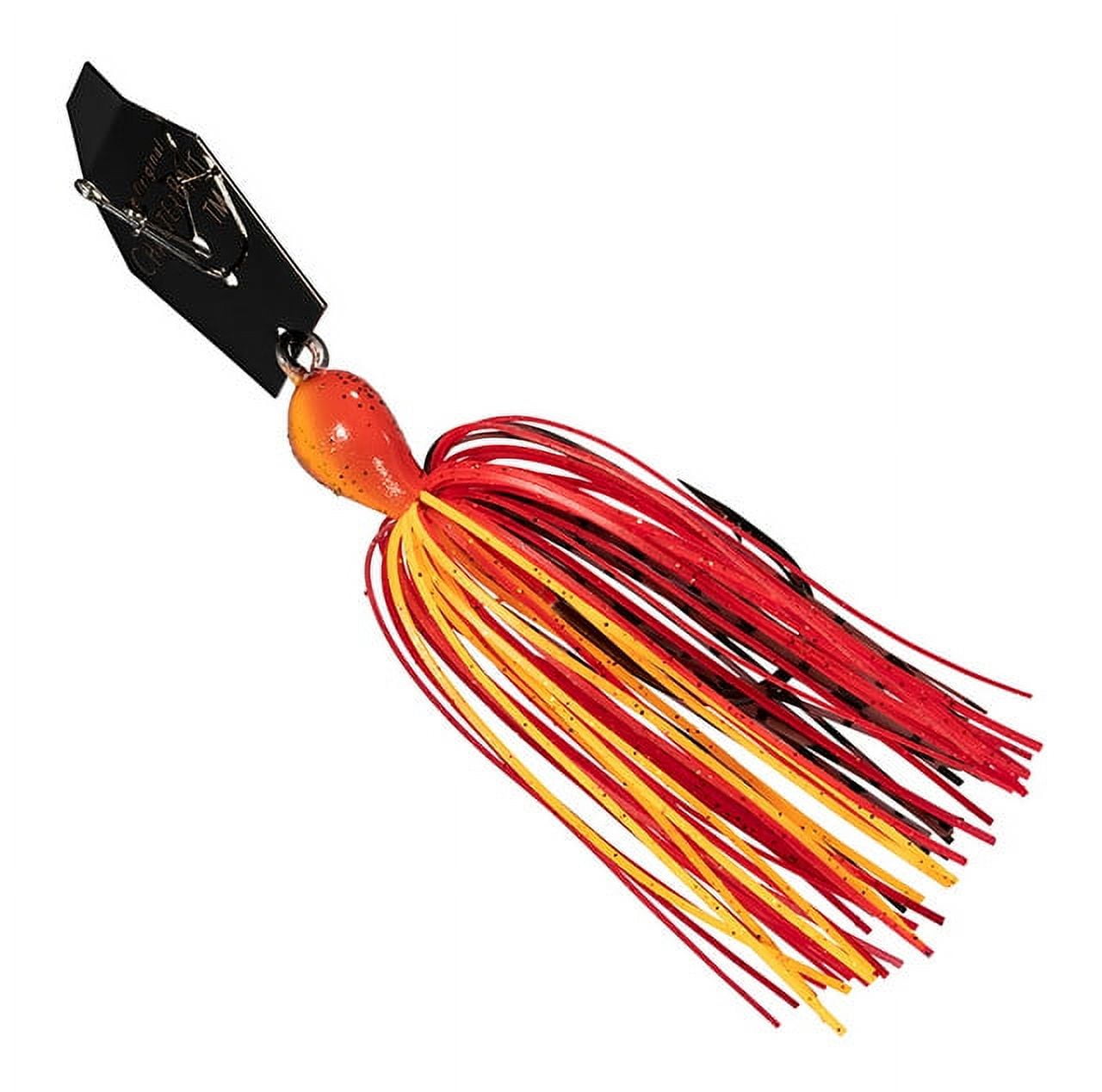 Z-Man Big Blade ChatterBait 1/2 Oz Hot Craw - Esche Da Pesca Artificiali Con Lama Vibrante