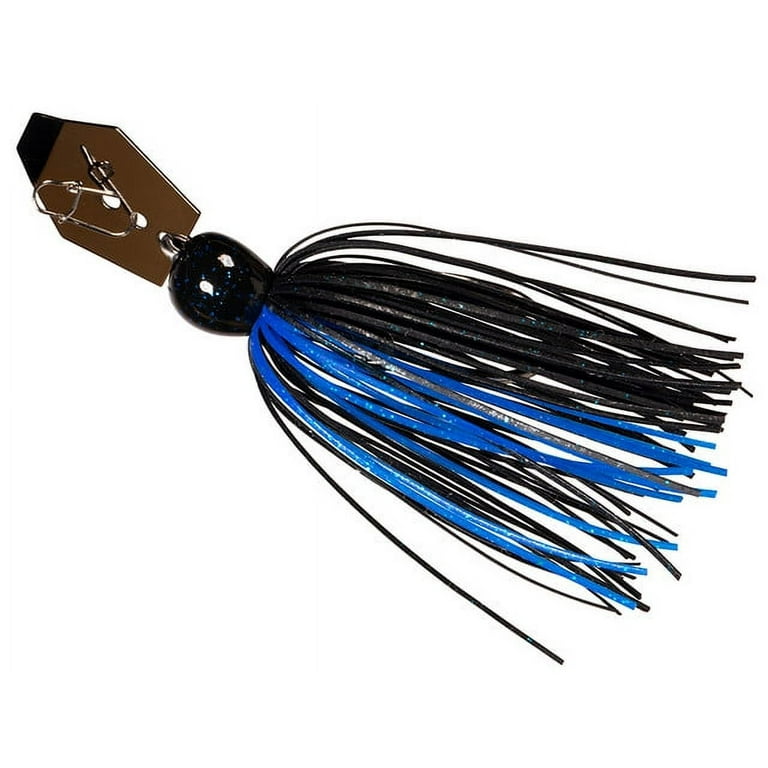 Z-Man CBMM14-02 Mini Max Chatterbait Black Blue 1/4oz Chattering Fishing  Lure 