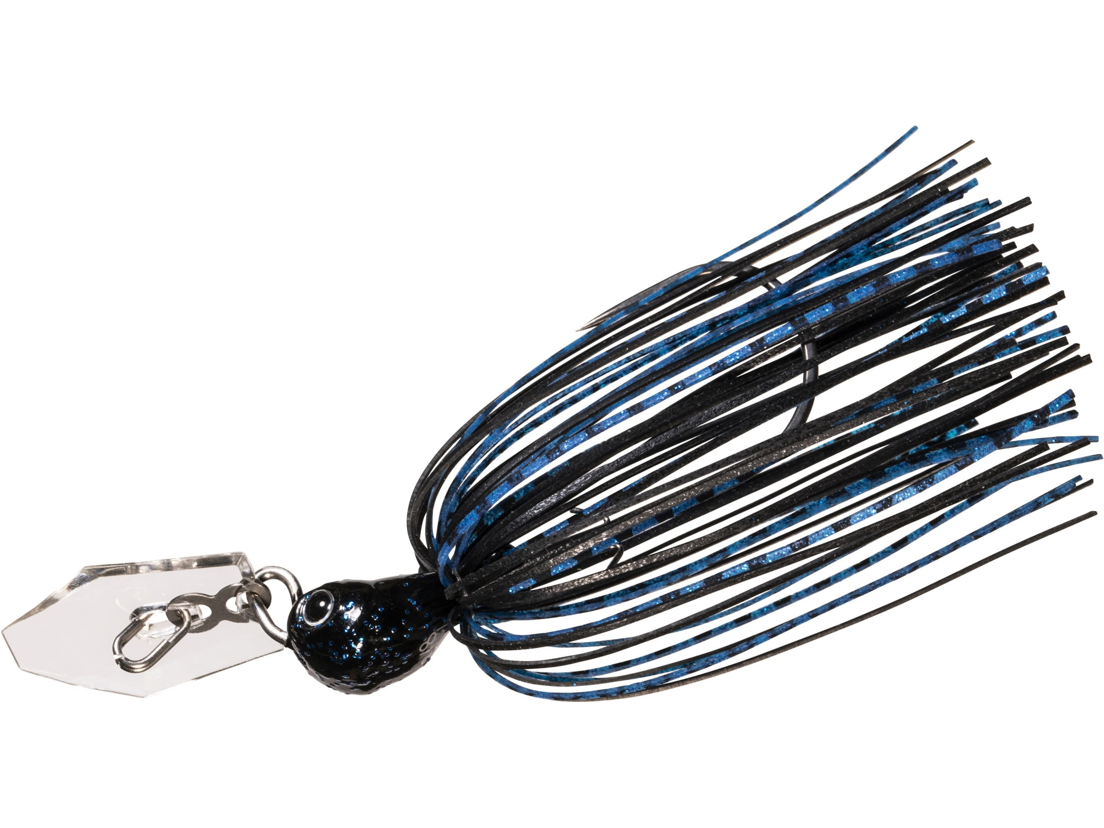 Z-Man Chatterbait Jackhammer Stealthblade Bladed Jig Black Blue 1/2 oz