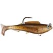 Z-Man Micro Shad Headz Jigheads - 1/8oz Black Minnow Jigheads For Finesse Fishing (4 Pack)
