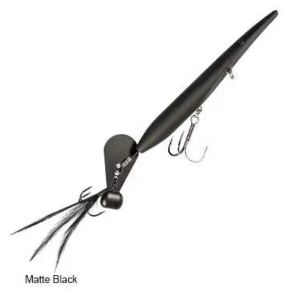 Z-Man CHR4-02 Hellraizer Matte Black 4in 3/8oz Fishing Lure