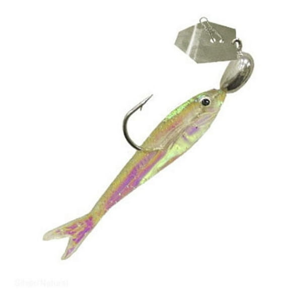 Z-Man Chatterbait Flashback Mini 1/16oz Silver/Natural-Fishing Lure