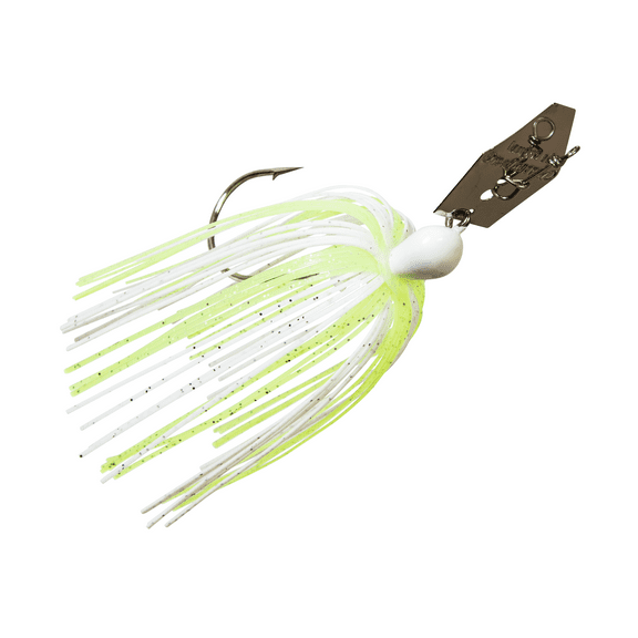 Z-Man Original ChatterBait Bladed Jig 3/8 oz Chartreuse/White with Gold Blade