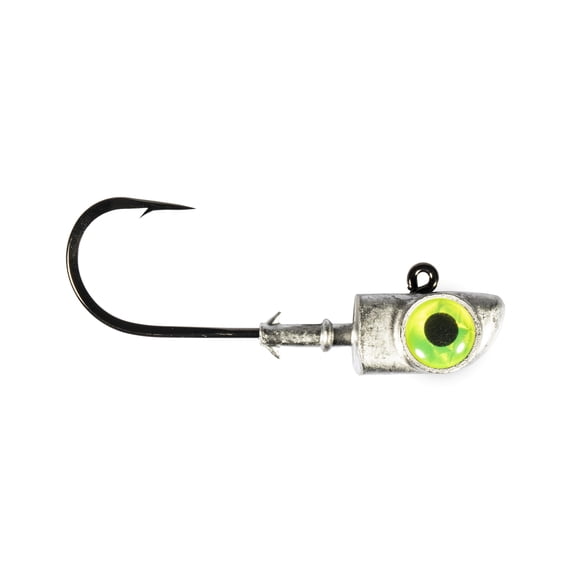 Z-Man DE802-03PK2 Diezel Eye Jigheads 8/0 2 Oz Chartreuse 2 Pack