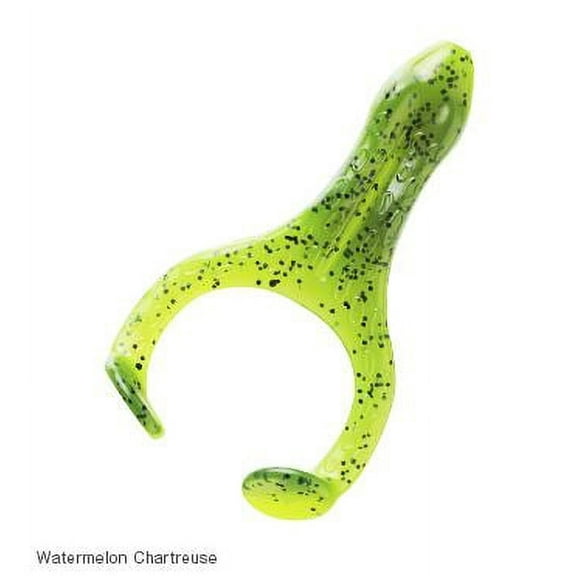 Z-Man HARDLEGZ-17PK3 Hard Leg Frogz 4 Watermelon/ Chartreuse 3 Pack Fishing Lure