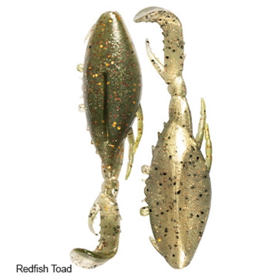 Z Man Kicker CrabZ 3.5'' Redfish Toad 3pk