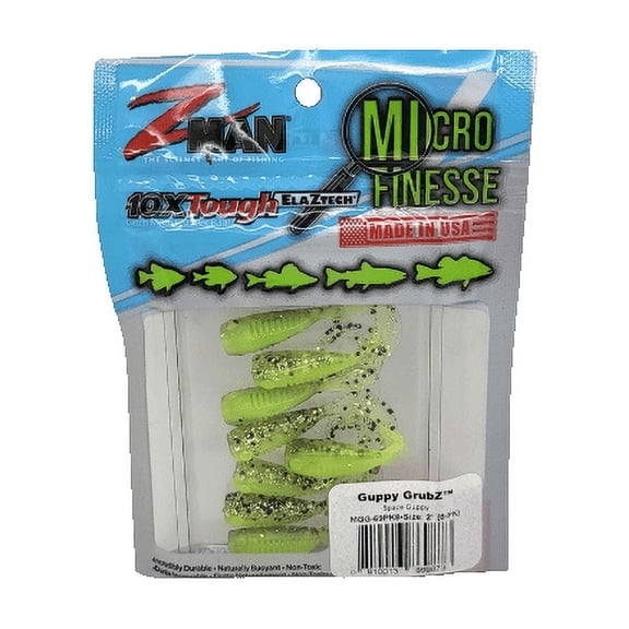 Z-Man MGG-69PK8 Guppy Grubz 2" Space Guppy 8 Pack