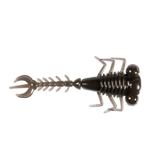 Z-Man MLA-01PK8 Larvaz 1.75 Inch Black 8 Pack Micro Finesse Bait
