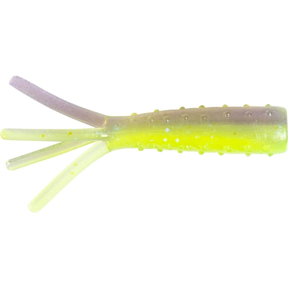 Z-Man MTIC-360PK8 Tiny TicklerZ Purple Death 1.75" 8 Pack Micro Finesse Bait