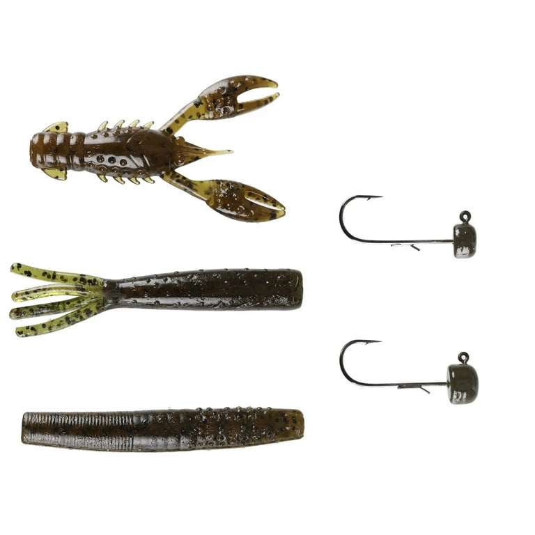 Z Man Bass Bait Heads, Ned Rig Kit Green Pumpkin for Finesse