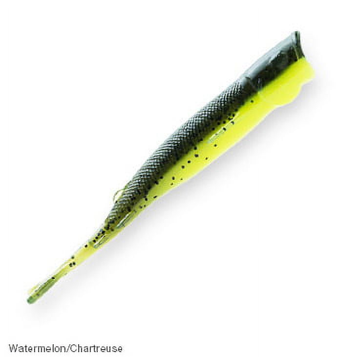 Z-Man POPSHAD5-17PK3 Pop Shadz Watermelon Chart 5" Soft Plastic Fishing ...