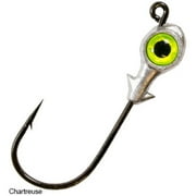 Z Man Redfish Eye Jighead 1/4oz Chartreuse 3pk