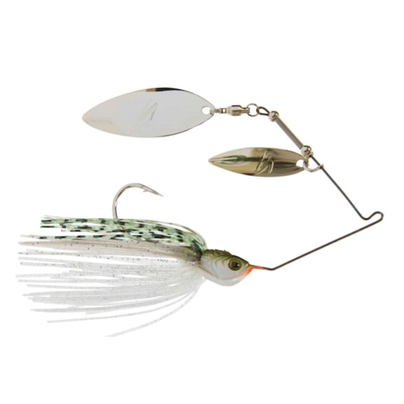 Z-Man SBW38-03 Slingbladez Spinnerbait Double Willow, Greenback Shad, 3/8 oz