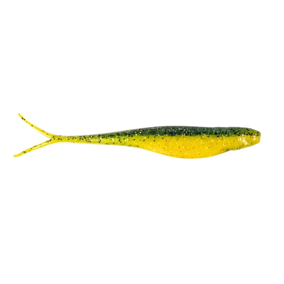 Z-Man SJS4-375PK5 Scented Jerk Shadz 4" Pro Yellow Perch 5 Pack