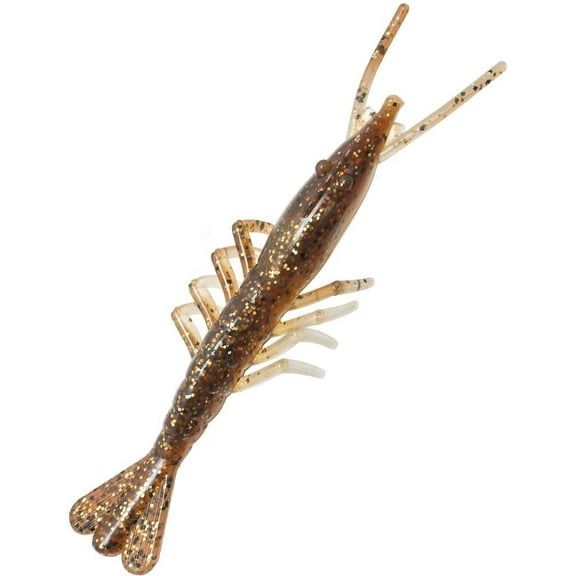 Z Man Scented Shrimpz 3'' Rootbeer Gold/Gold 5 pk