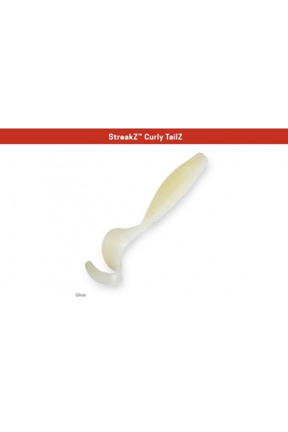 StreakZ Curly TailZ 4" - Glow