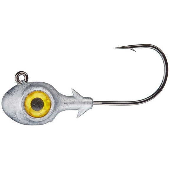 Z-Man Striper Eye Jigheads 2 pack (Glow, 3/4 oz)