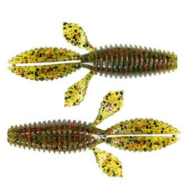 6 Pack of Zman 2.75” TRD Bugz Ned Rig Fishing Lures - Watermelon Red