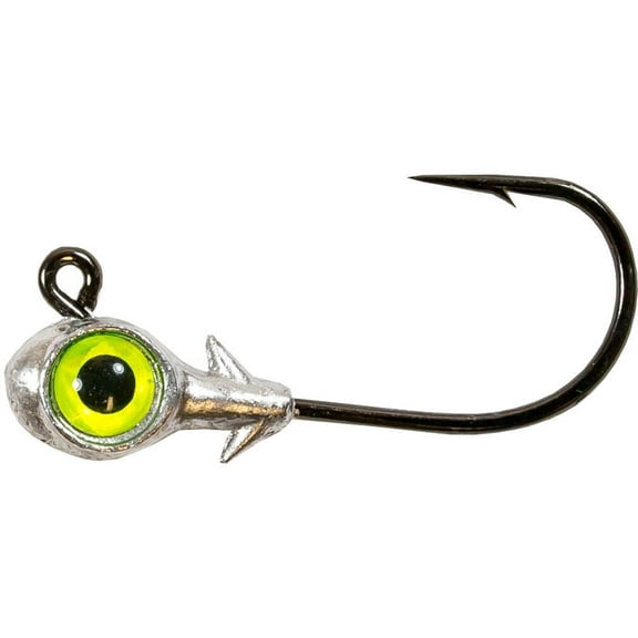 Z-Man Trout Eye Finesse 3/16oz Darter Jighead Chartreuse