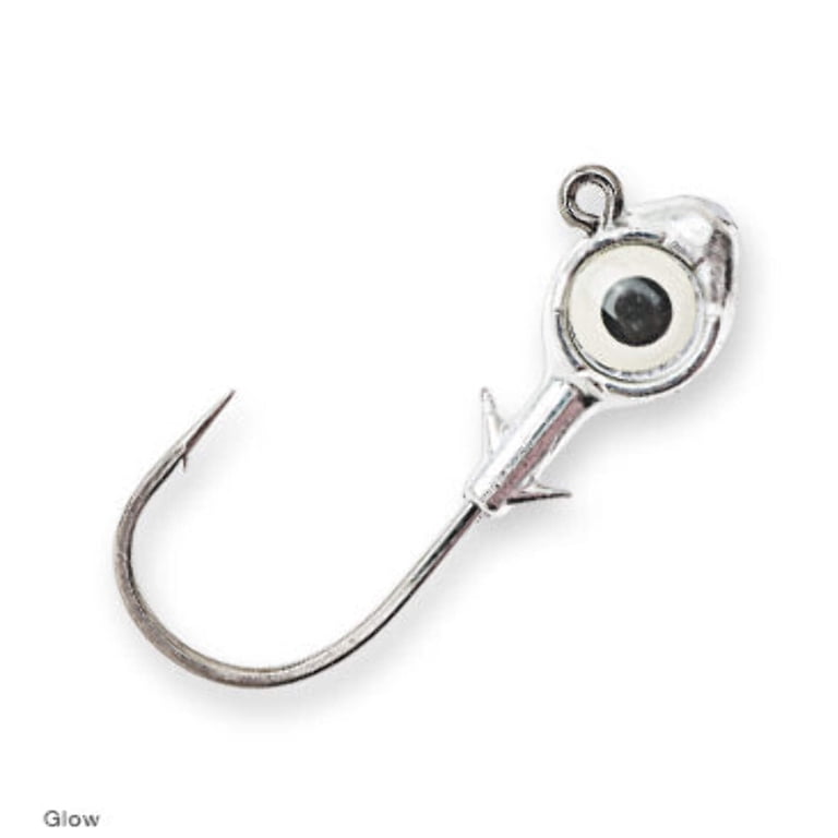 Z Man Trout Eye Jighead 1/4 Glow 3pk - Walmart.com