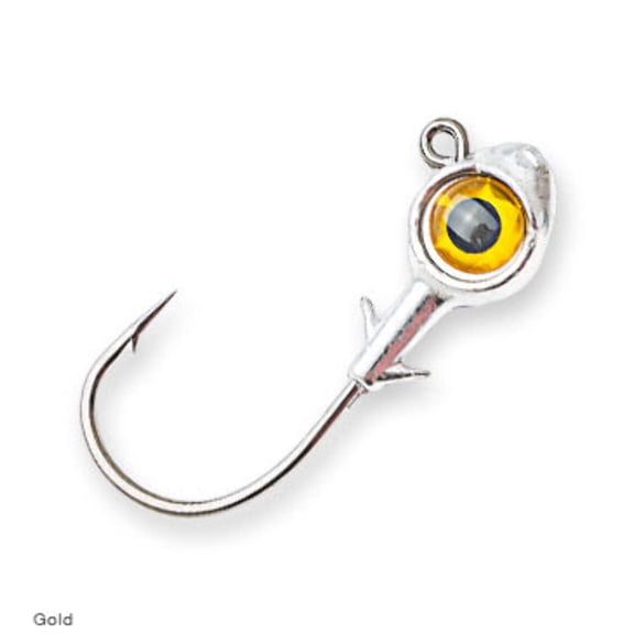 Z Man Trout Eye Jighead 1/4 Gold 3pk