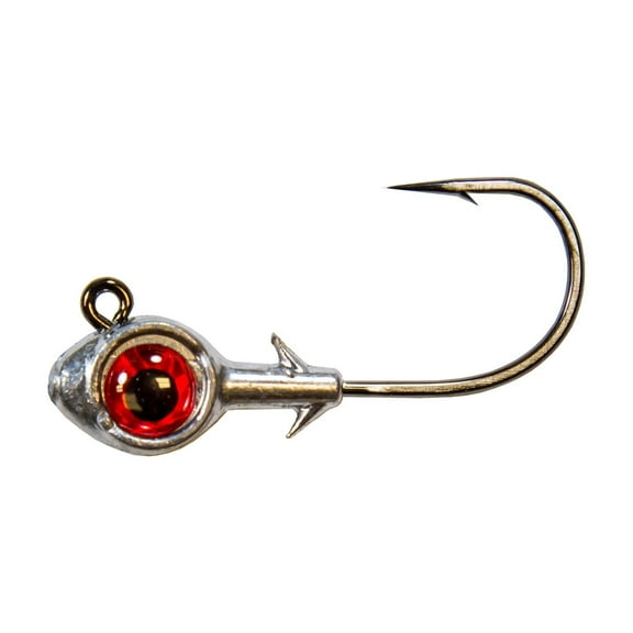 Z Man Trout Eye Jighead 1/8 Red 3pk