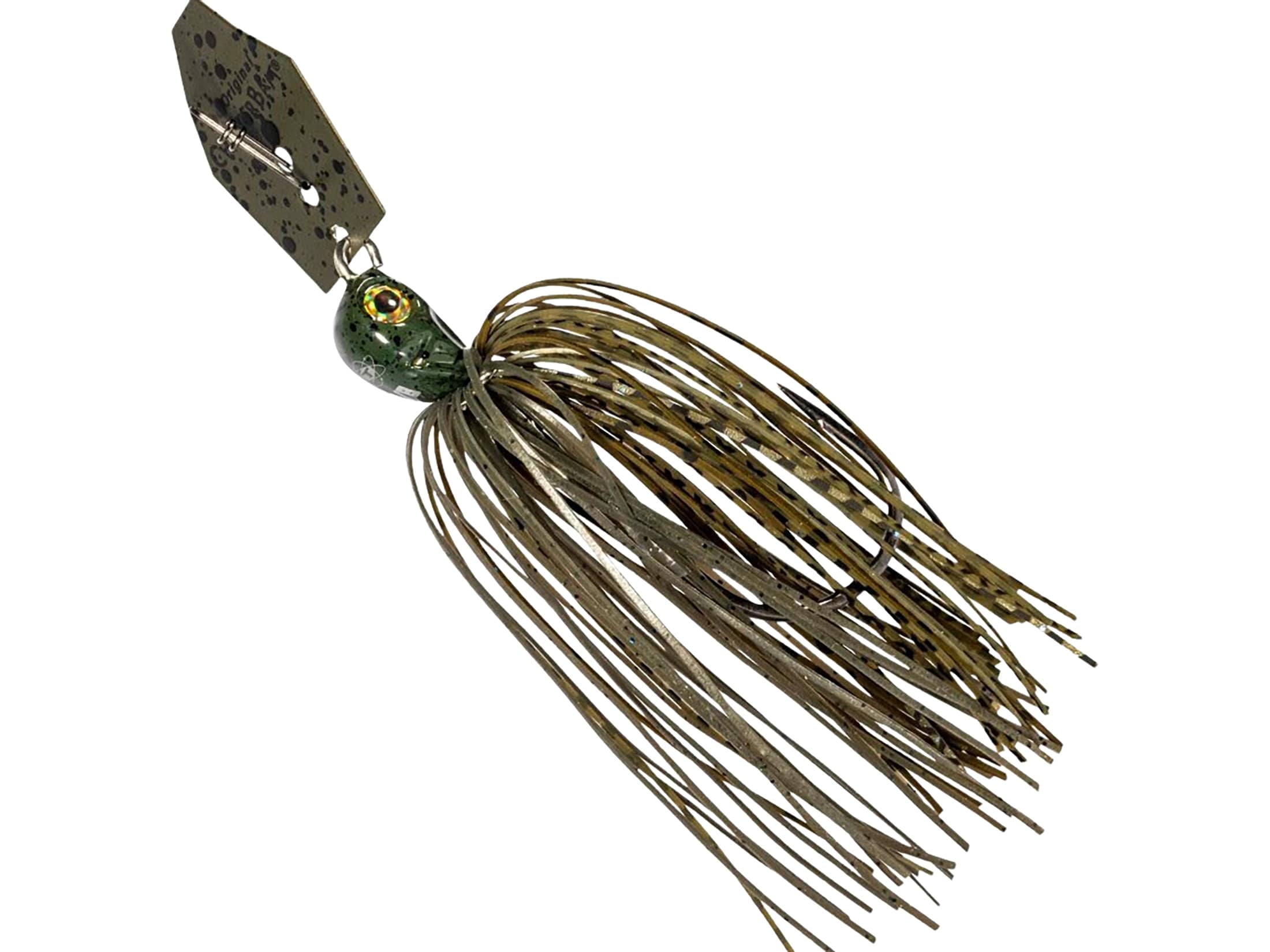 Z-Man Tungsten Chatterbait Elite EVO Bladed Jig Green Pumpkin 1/2 oz