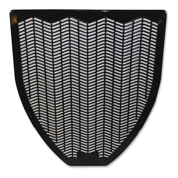 Z-Mat Urinal Mat XYT Black 17.5x20.3-Inch 6-Pack For Commercial Bathroom Floor Protection Odor Control