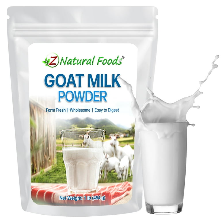 Z Natural Foods Full Cream Goat Milk Powder 1Lb, Rich in Nutrients