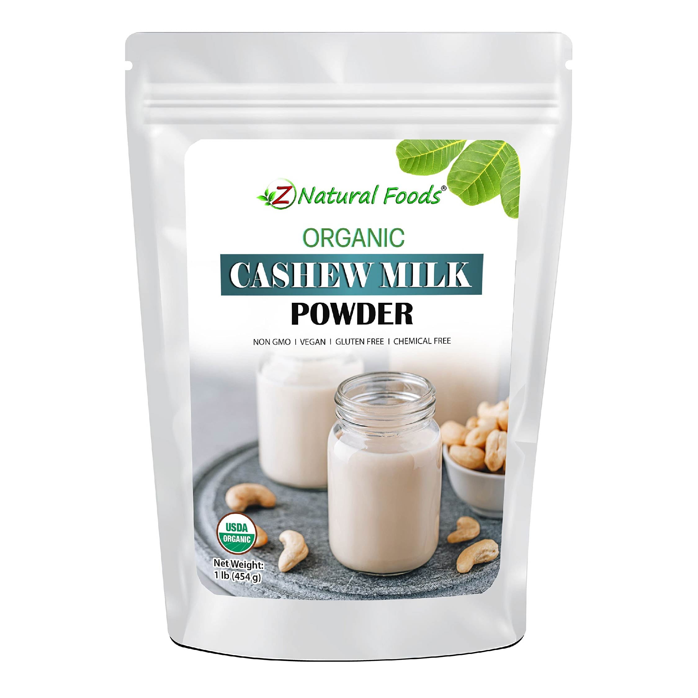 Z Natural Foods Organic Cashew Milk Powder, Cashew Milk for Healthy