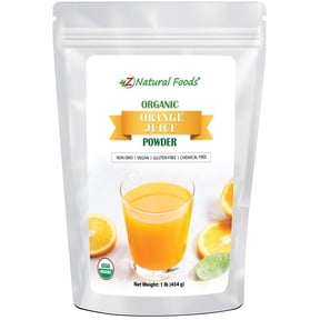 Z Natural Foods Organic Orange Juice Powder, All Natural Orange Juice Powder, 1 lb