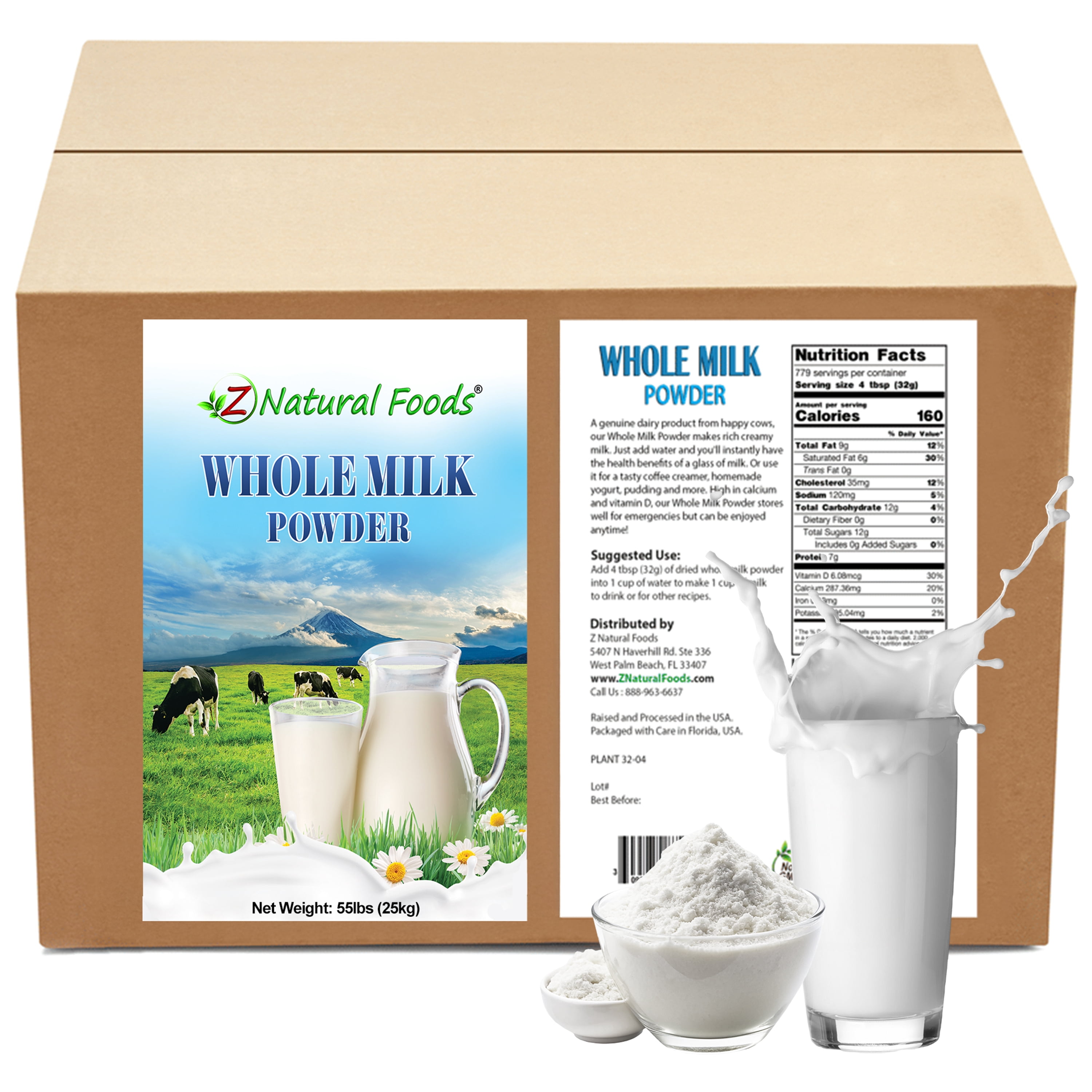 その他 SUSTAIN STOLLE MILK Z Natural Foods Whole Milk Powder, Nutritious, Long Shelf Life, No