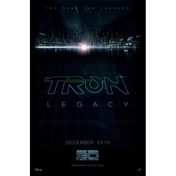 Z Posters Tron Legacy Movie Poster 11Inx17In Wall Art 11x17 Poster
