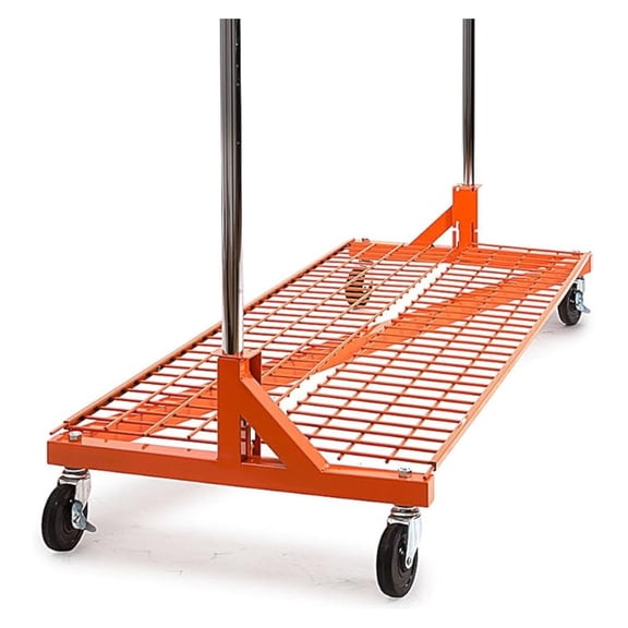 Z Rack Base Shelf - Heavy Duty Two Piece Design Folding Wire Base Shelf for Z Racks - OrangeQ