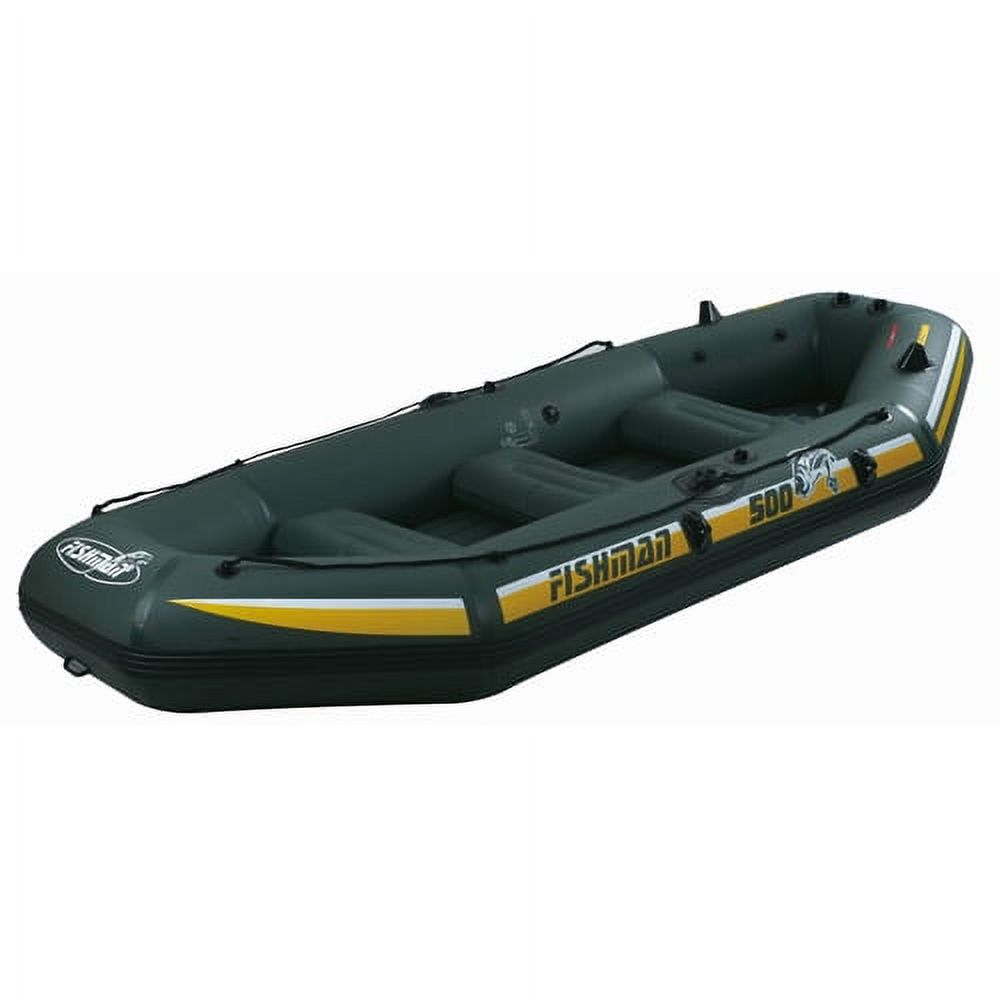 Z-Ray SW10339G Fishman II 500 Inflatable Boat Value Bundle - image 1 of 6
