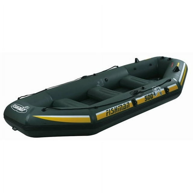 Z-Ray SW10339G Fishman II 500 Inflatable Boat Value Bundle