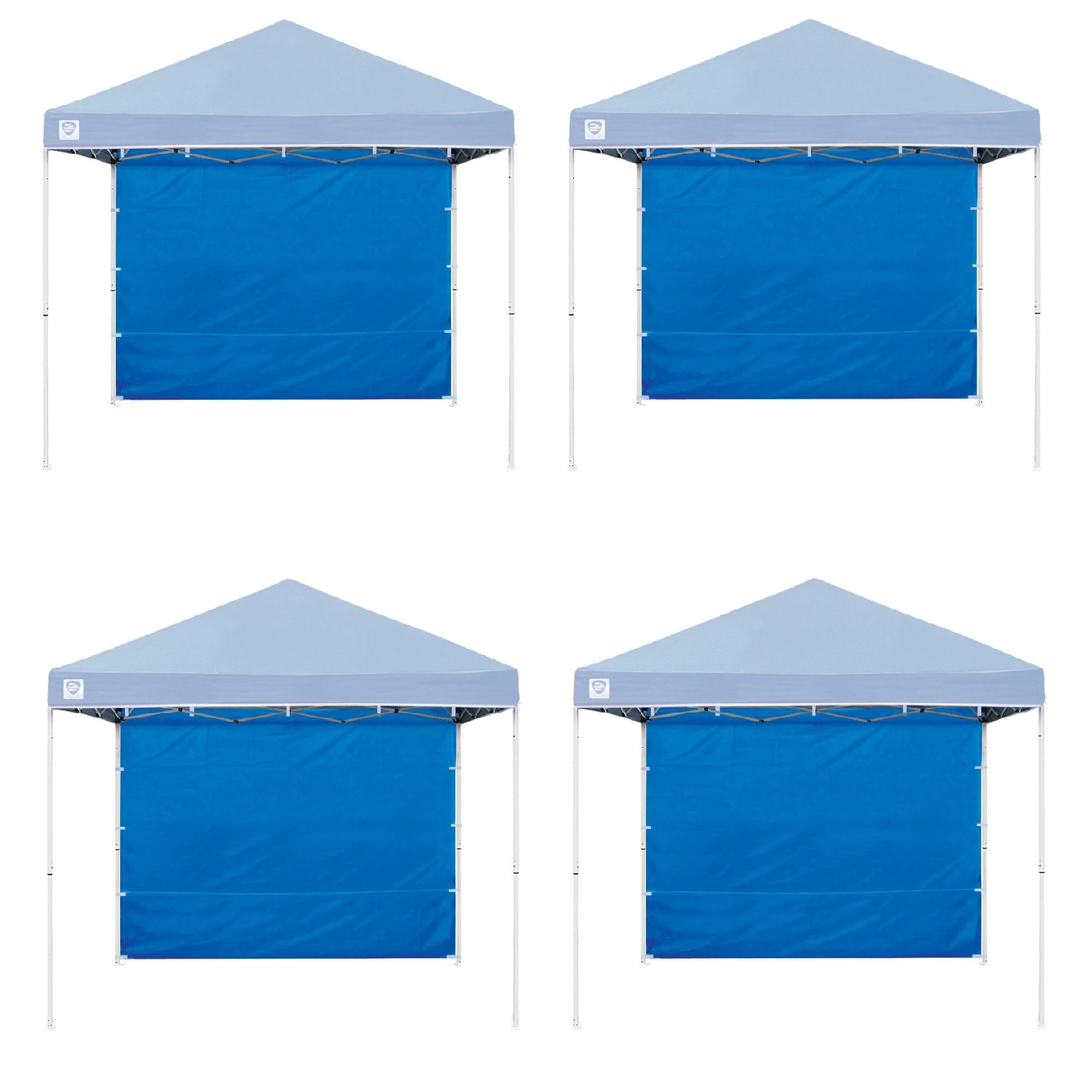 Z Shade 10ft Blue Everest Instant Canopy Tent Taffeta Sidewall