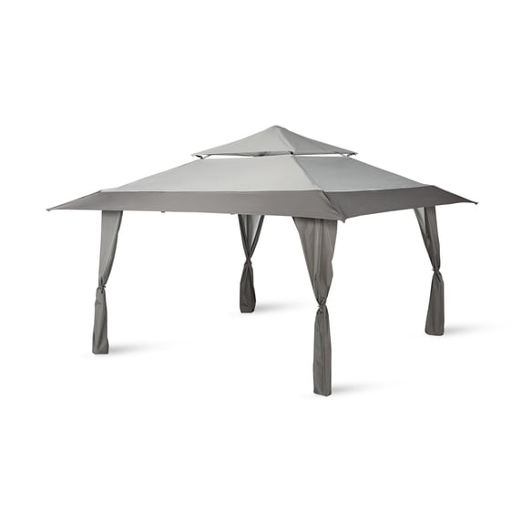 Z-Shade 13 x 13 Foot Instant Gazebo Outdoor Canopy Tent, Gray