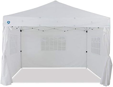 Z-Shade 12'x10' Pop-Up Canopy Tent With Walls - Portable Shelter For Garden & Events