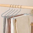 thumbnail image 1 of Z Shaped Pants Hanger, Non Slip Heavy Duty Clothes Rack, Iron Storage Organizer, for Closet Space Saving Storage and Wardrobe Organization, Gray, by FAJHHA, 1 of 8