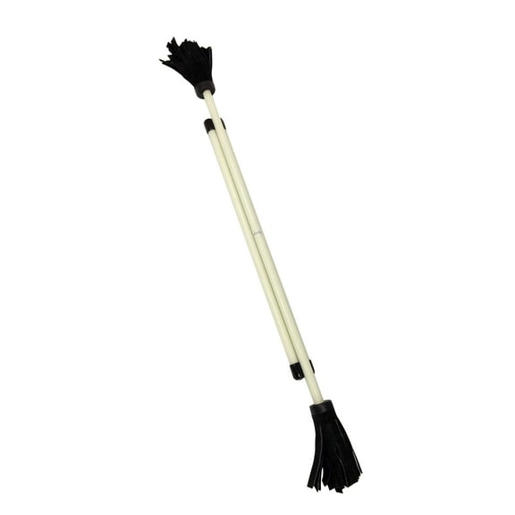Z-Stix Professional Juggling Flower Sticks-Devil Sticks and 2 Hand Sticks, High Quality, Beginner Friendly - Neon Series (Banshee, Glow in the Dark)