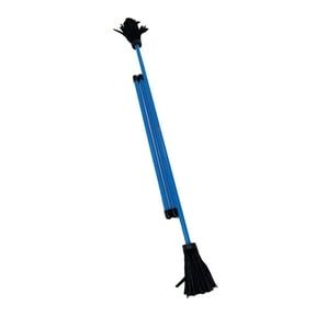 Z-Stix Professional Juggling Flower Sticks-Devil Sticks and 2 Hand Sticks, High Quality, Beginner Friendly - Neon Series (Banshee, Neon Blue)