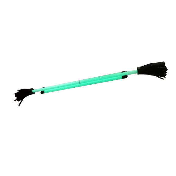Z-Stix Professional Juggling Flower Sticks-Devil Sticks and 2 Hand Sticks, High Quality, Beginner Friendly - Neon Series (King, Glow in the Dark)