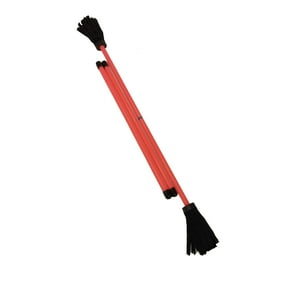 Z-Stix Professional Juggling Flower Sticks-Devil Sticks and 2 Hand Sticks, High Quality, Beginner Friendly - Neon Series (King, Neon Orange)