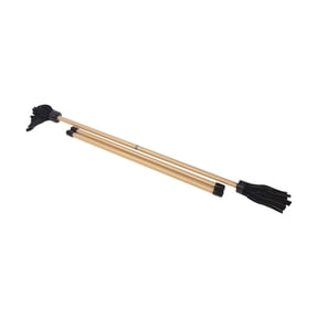 Z-Stix Professional Juggling Flower Sticks/Devil Sticks and 2 Hand Sticks, High Quality, Beginner Friendly - Solid Series (King, Gold)