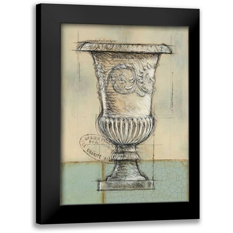 大注目 Museum Framed Modern Black 14x18 Studio Z Art Titled Print シーリングライト・天井照明