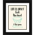 thumbnail image 1 of Z Studio 19x24 Black Ornate Wood Framed with Double Matting Museum Art Print Titled - Lick The Bowl and The Spoon, 1 of 4