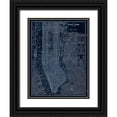 thumbnail image 1 of Z Studio 19x24 Black Ornate Wood Framed with Double Matting Museum Art Print Titled - NYC Blues, 1 of 4